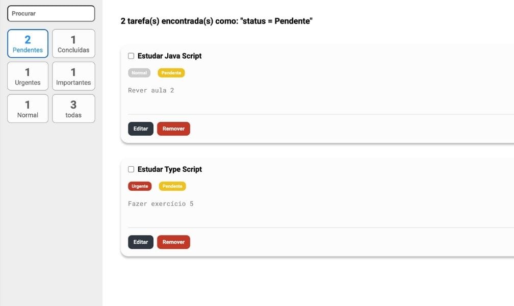 Lista delle Attività